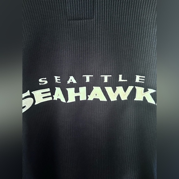 Seattle Seahawks Hoodie Men M NFL Knit Jacket Fleece Lined Full Zip - Picture 4 of 5